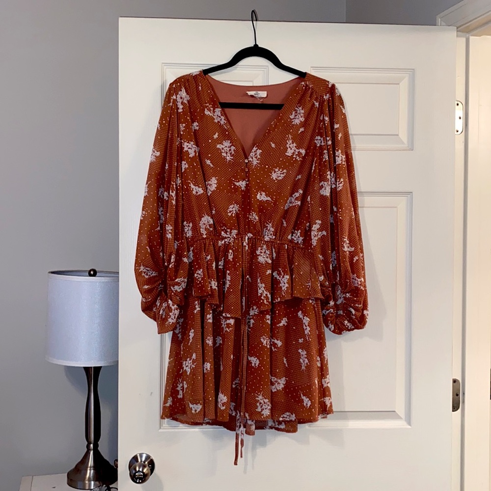 Rustic pink dress size:m